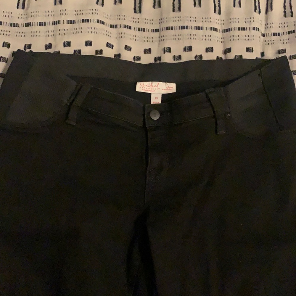 Distressed Skinny Maternity Jeans